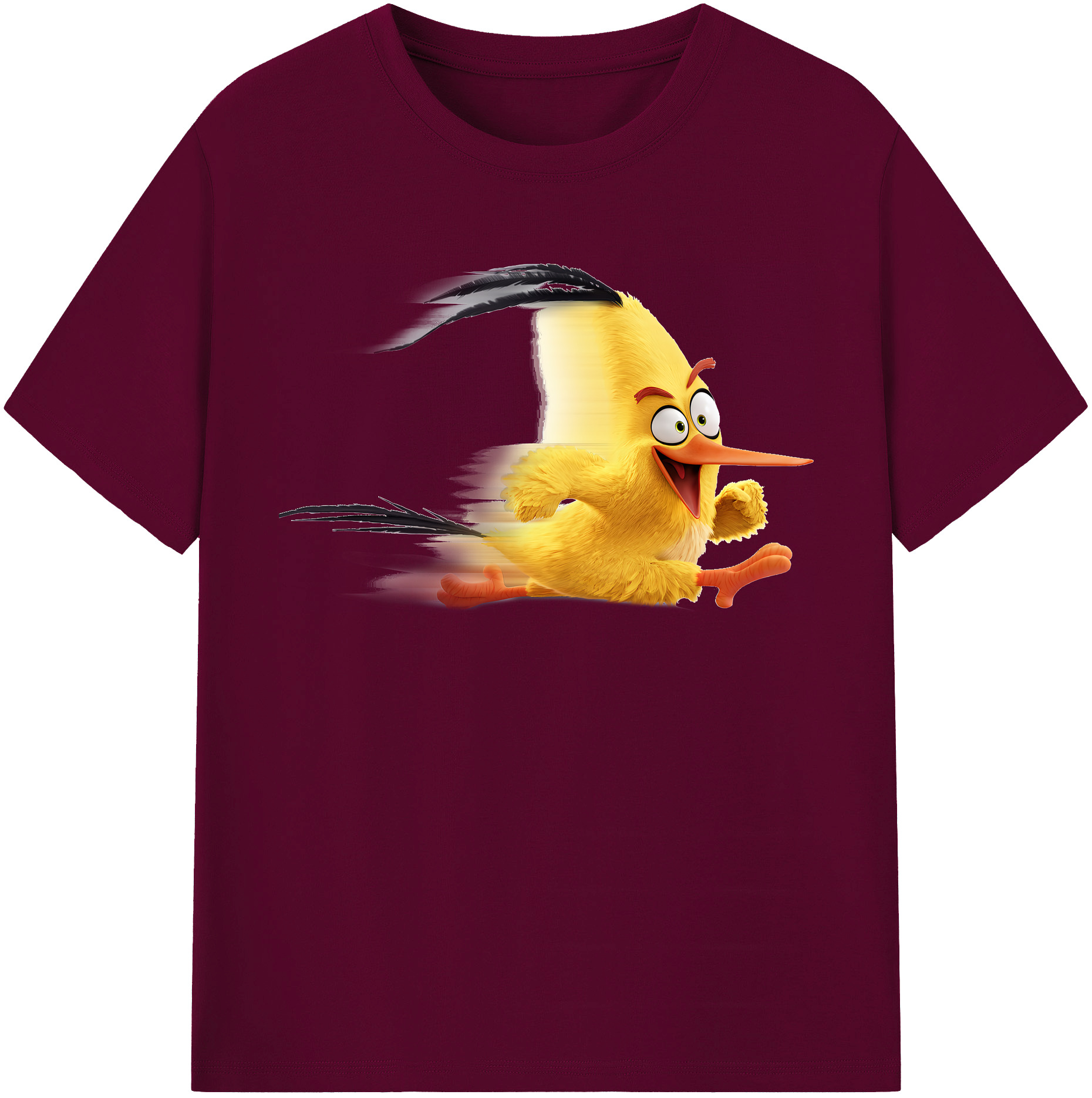 （画像用） Angry Birds アングリーバード レディースカジュアルプリントTシャツ（綿100％）